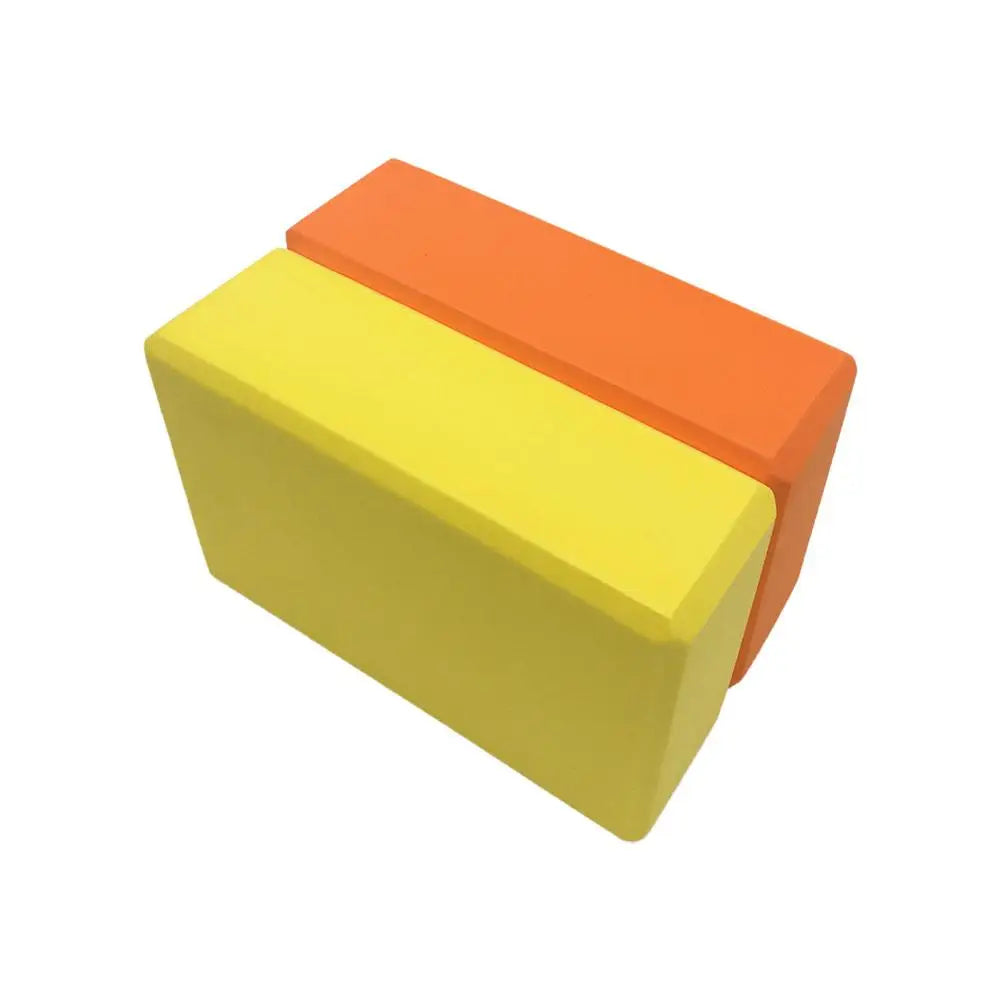 2Pcs High Density Yoga Blocks EVA Foam Brick For Beginner Dance Stretching Exercise Fitness Pilates Stretching Equipment
