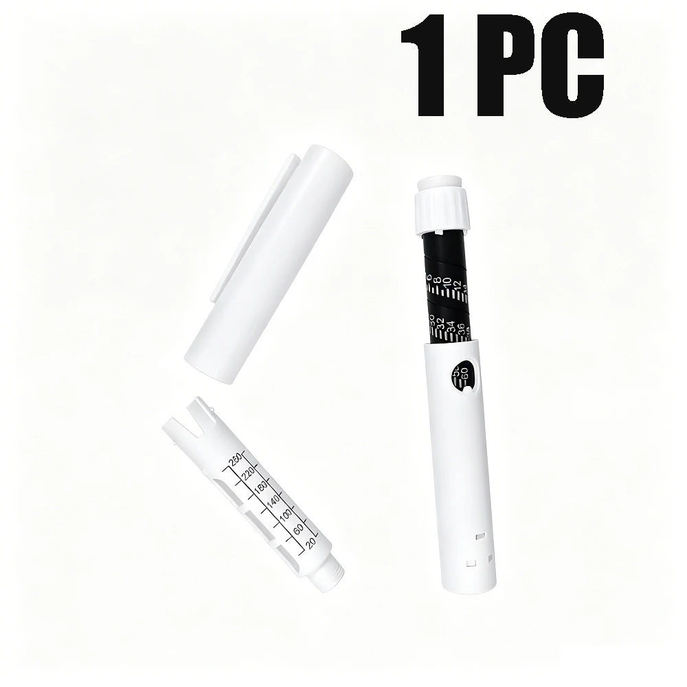 Rotary Push Disposable Sterile Insulin Injection Pens Adjustable Growth Hormone Dosage 60U Magic Beauty Injection Pen