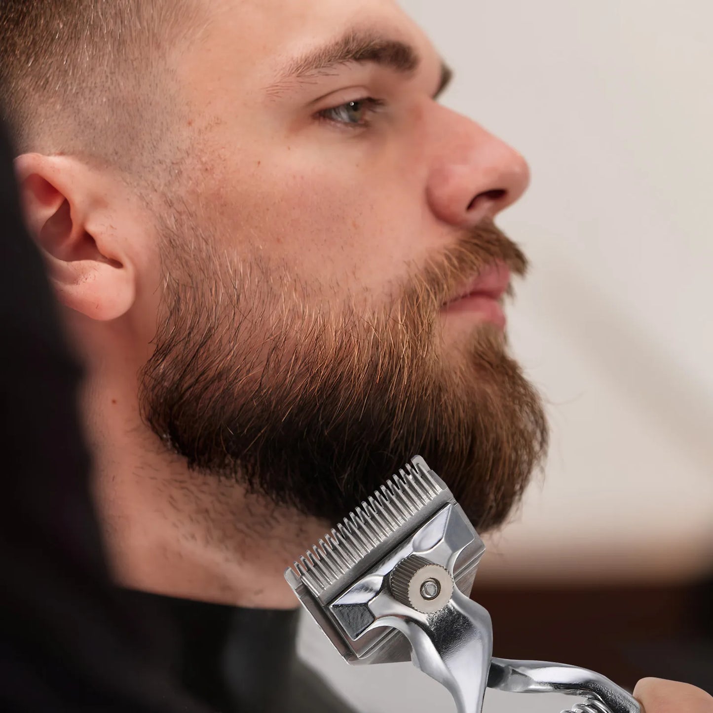 Vintage Manual Hair Clipper Stainless Steel Non Electric Hairdressing Cutter Strong Shearing Low Noise Hair Trimmer for Home