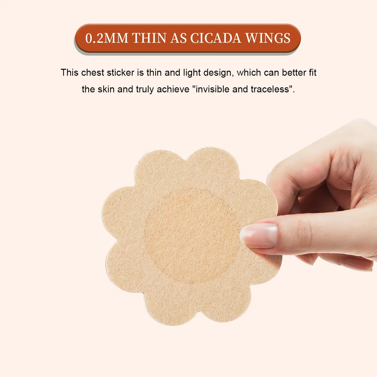 100 Disposable Bag/Metal Box Chest Stickers: Seamless, Breathable, Self-adhesive, Comfortable, Invisible Coverage