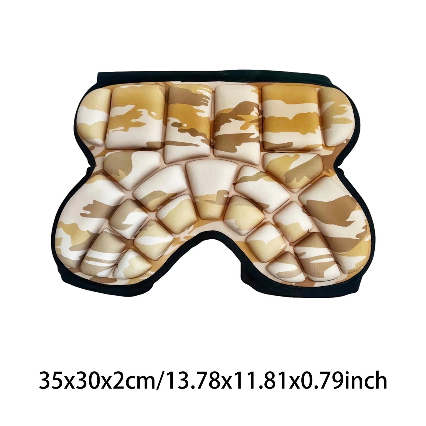 Ski Hip Protection Pads Thickened Single Board Hip Protectors Skating Butt Protection Shorts for Roller Skating/Skateboarding