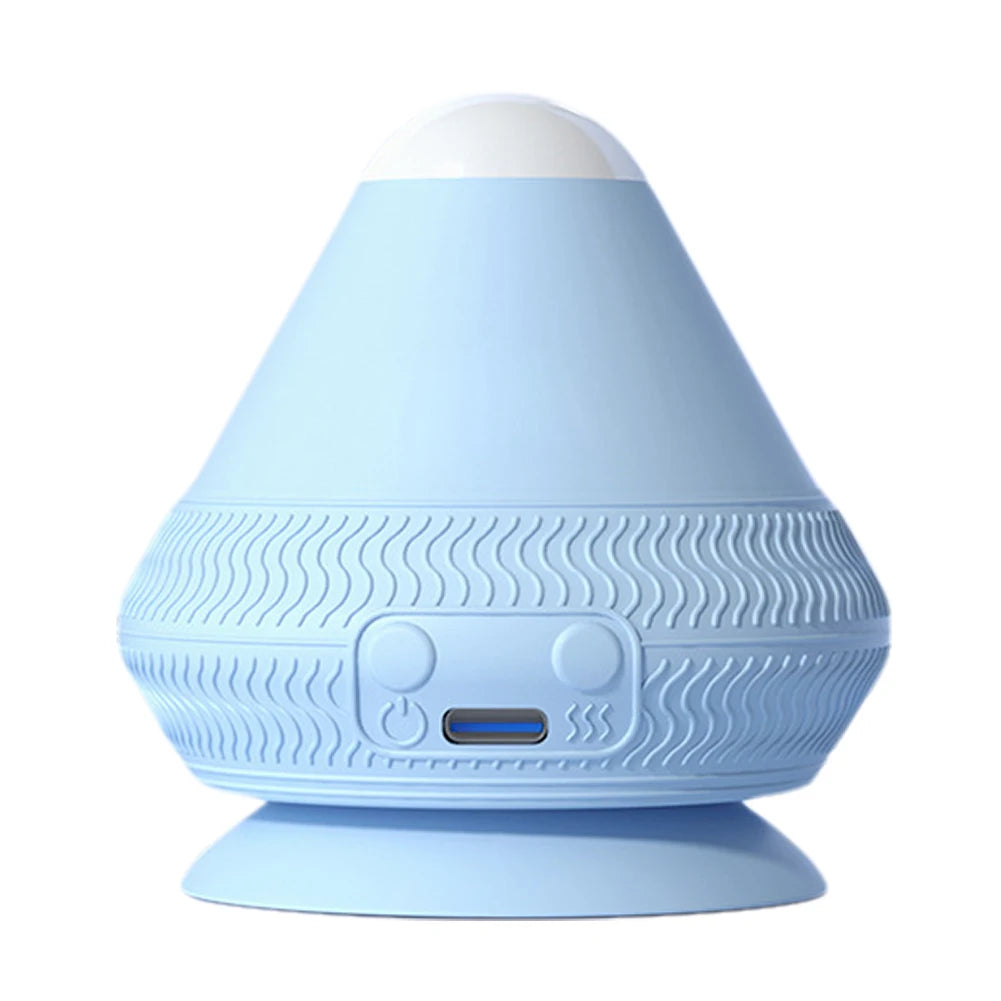 Massage Cone Ball with Suction Cup Electric Vibrating Massage Ball Muscle Relaxation Massager for Point Deep Tissue Relaxation