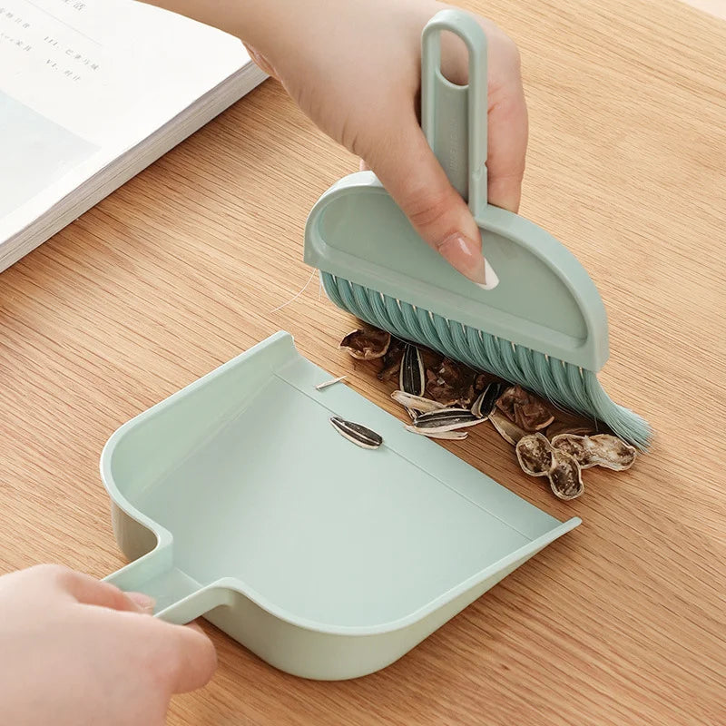 JUSTINLAU Cat Hamster Dustpan Small Broom Set Pet Professional Cleaning Tools Rabbit Pooper Scooper Toilet Broom Accessories