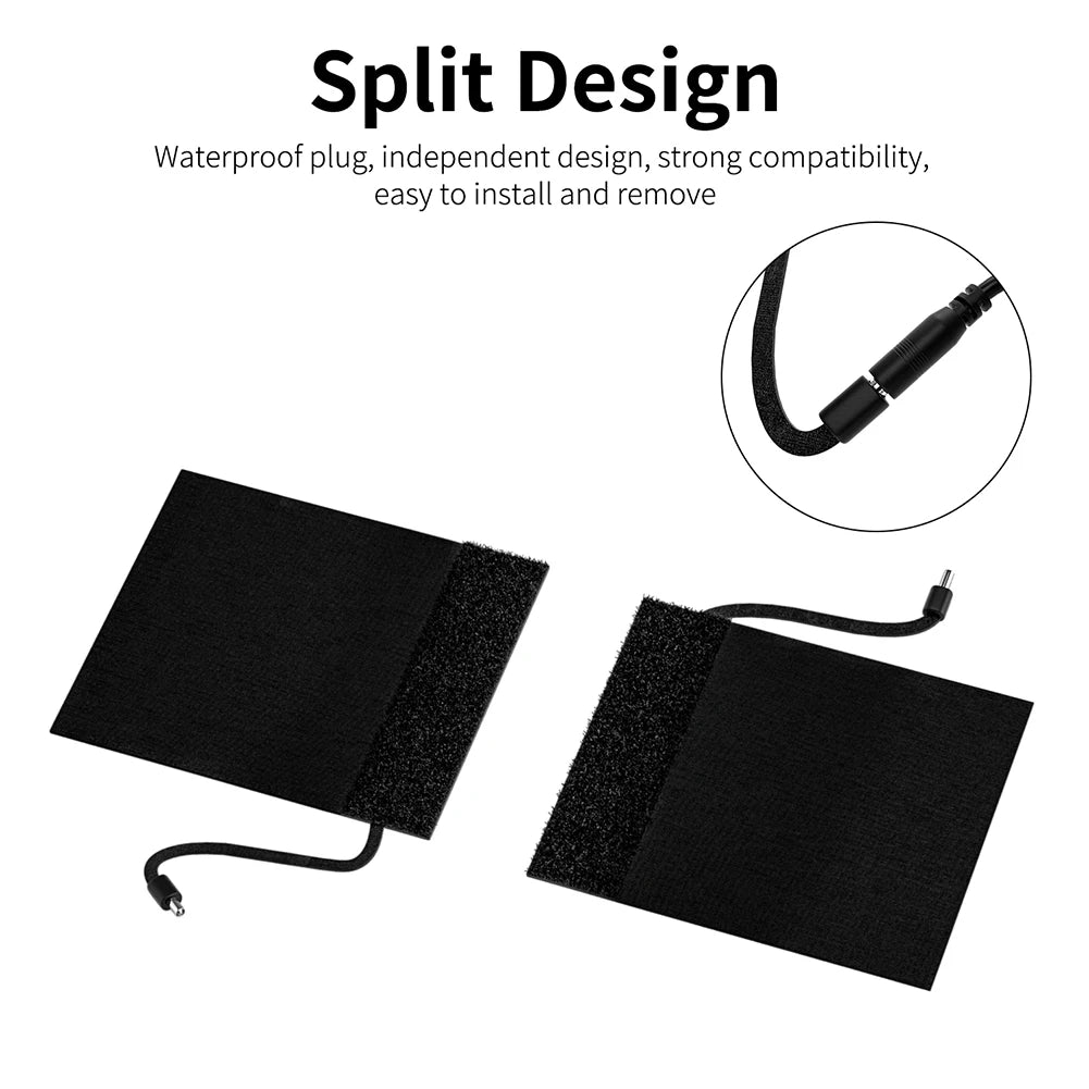 Electric Heated Grip Cover 12V Anti Slip Motorcycle Hand Heated Grips 3 Gear Waterproof Anti Vibration with Switch Hot Handlebar