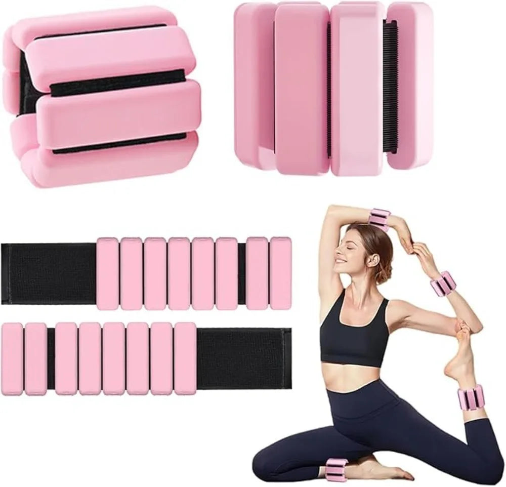 1 Pair Adjustable Ankle Weights Wrist Weight Bracelet Fitness Equipment Training