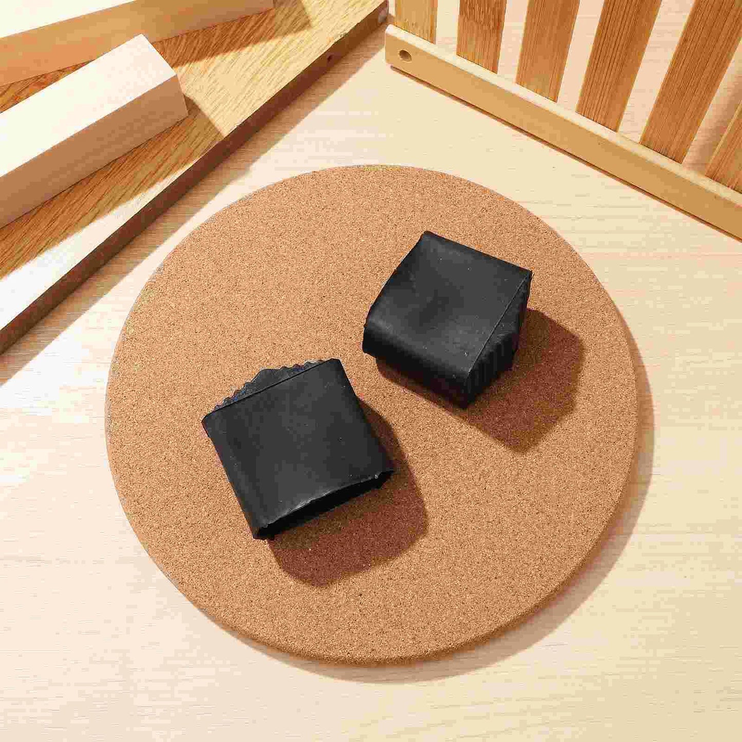 2 Pcs Non Ladder Feet Rubber Covers 2X4cm Foot Pads for Home Stairs Foldable Step Ladder Anti skid Floor