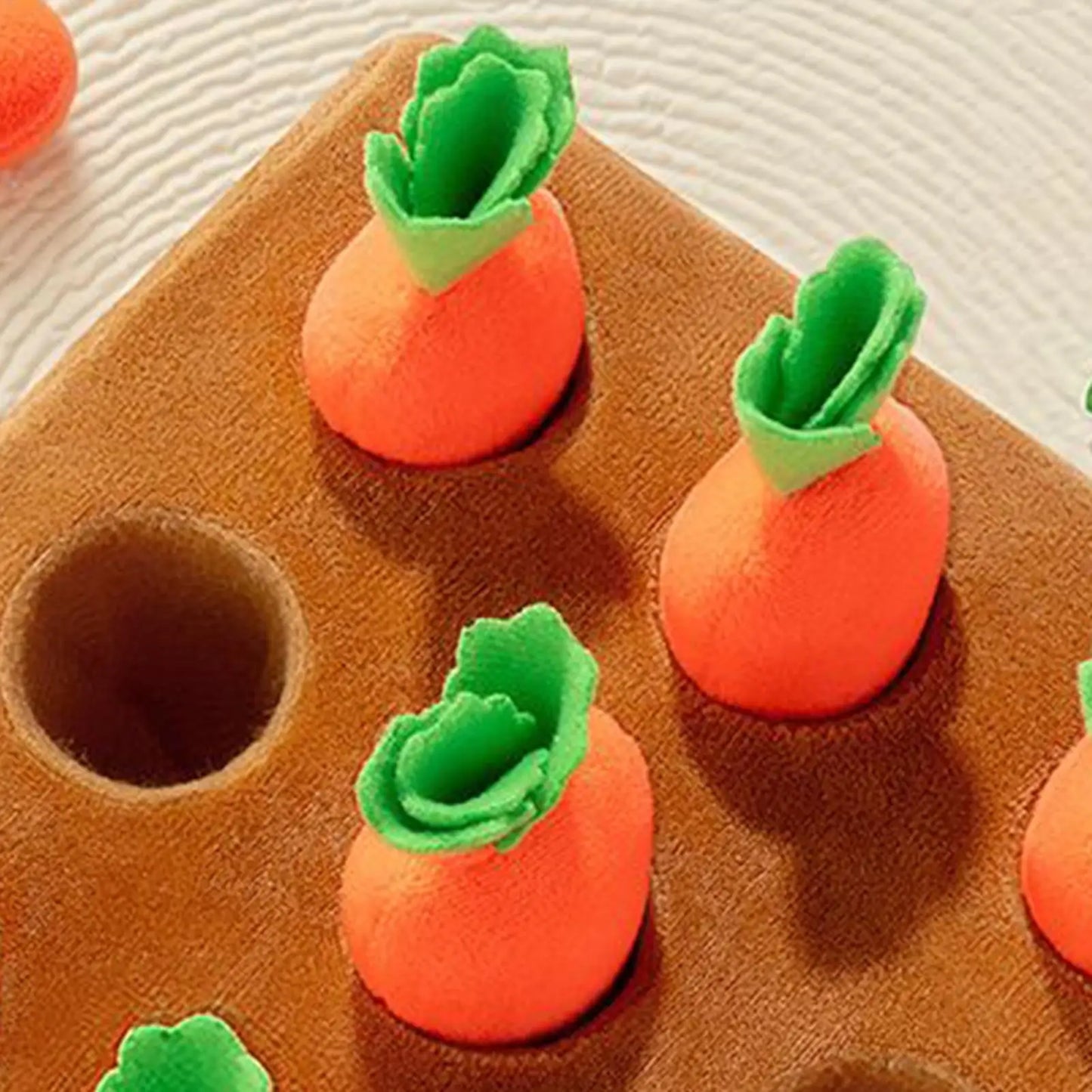 Dog Puppy Snuffle Mat Funny Enrichment Interactive Pet Carrot Puzzle Toy Dog Activity Mat for Boredom Relief Foraging Training