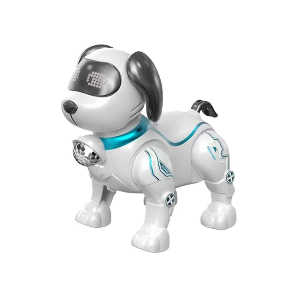 Plastic Electronic Robot Dog Toy with Light Interactive Touch Pets Toys Robotic Dogs Programmable Smart Electronic Stunt Pet