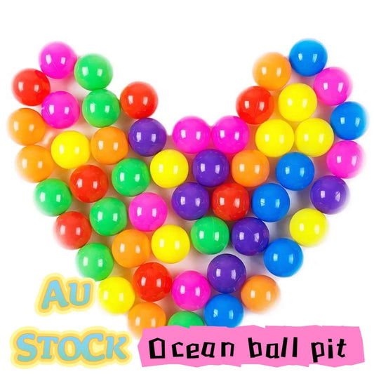 400 PCS Ocean Balls Ball Pit Dog Play  Plastic Soft Toy Colourful Play Fun