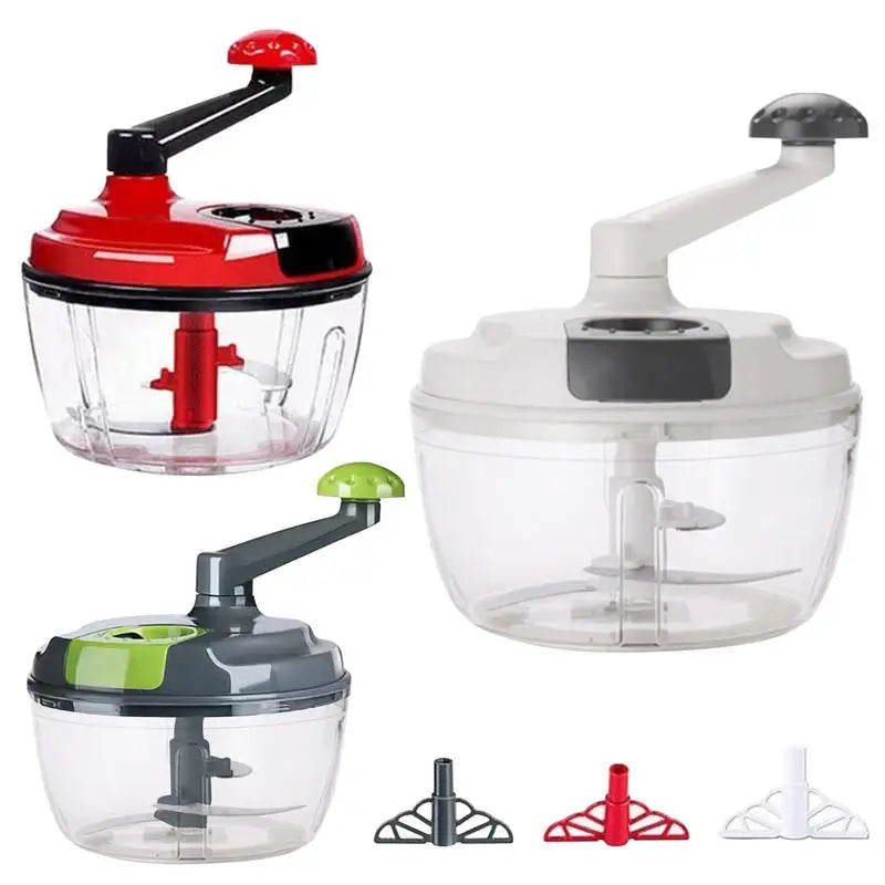 Vegetable Cutter Chopper Shredders Manual Meat Vegetable Chopper Grinder Fruits Salad Maker Mincer manual hand mixer