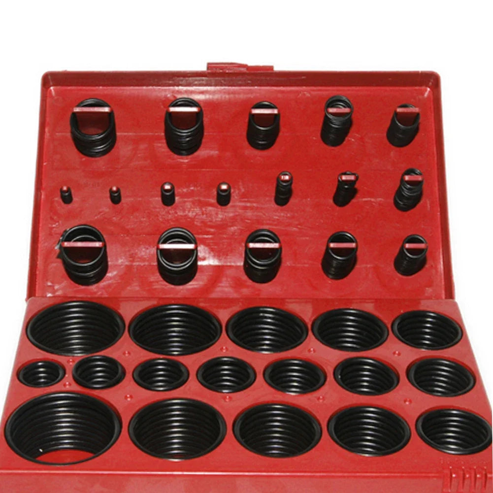 Automotive O Ring Rubber Gasket Washer Kit 382Pcs Rubber Material for Automobiles Oil Seals Accessories Supplies