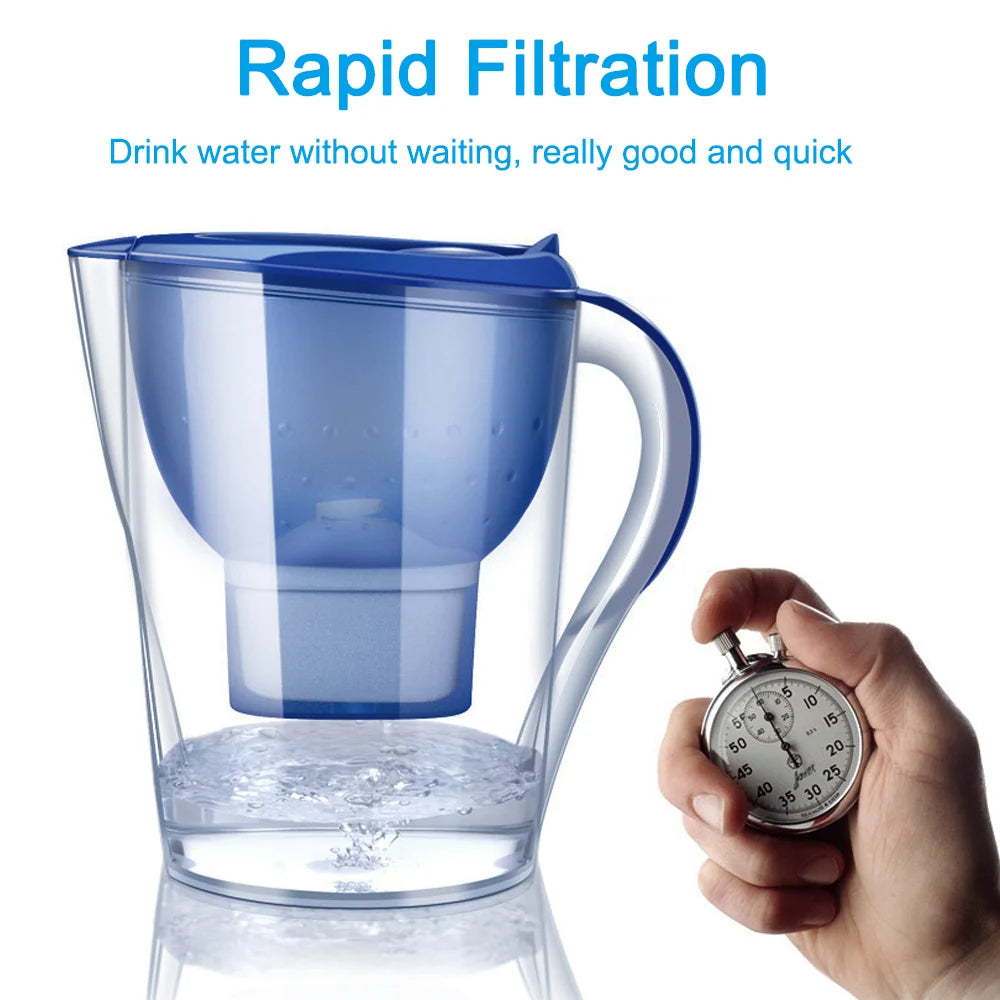 3.5L Water Filter Jug Bench Top Purifier Jug+1/5/7x MAXTRA Filter Refill Cartridge