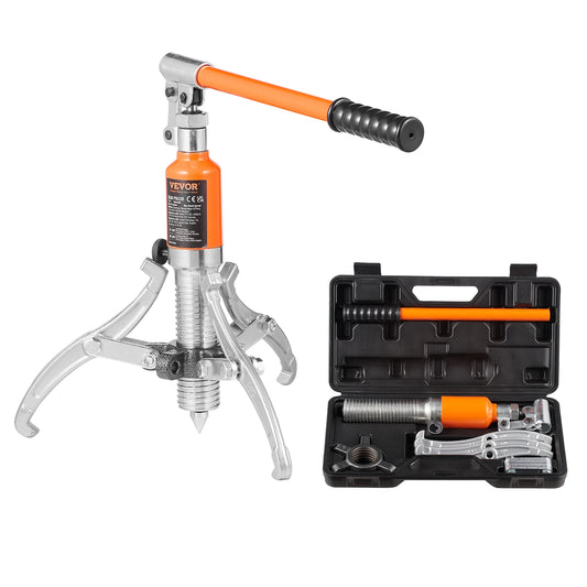 SucceBuy  5/15 Ton Hydraulic Gear Puller Wheel Bearing Puller Separator Tools Adjustable Two Three Jaws Garage Repair Shop Gears