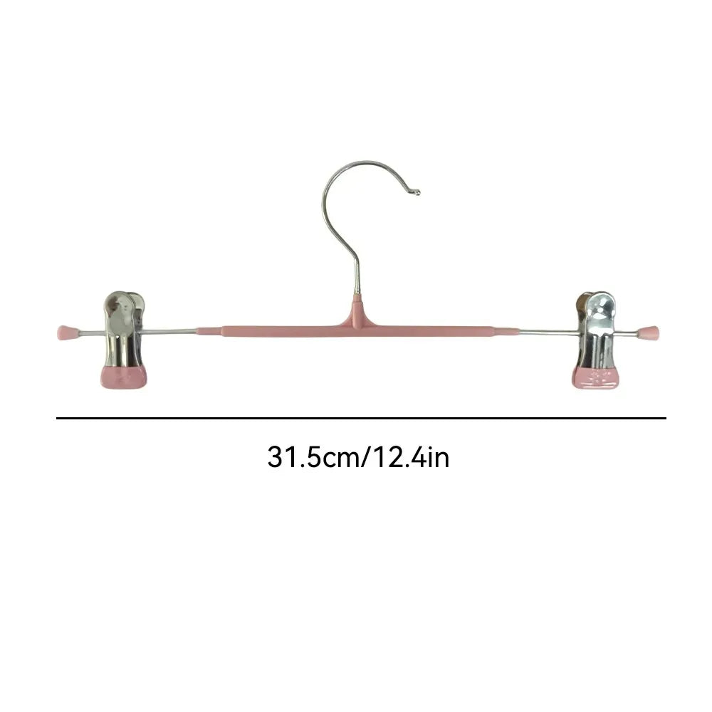 5/10PC Pants Hangers with Clips Multifunctional Adjustable Clip Clothes Rack Non-Slip Trousers Hanger for Jeans Closet Organizer