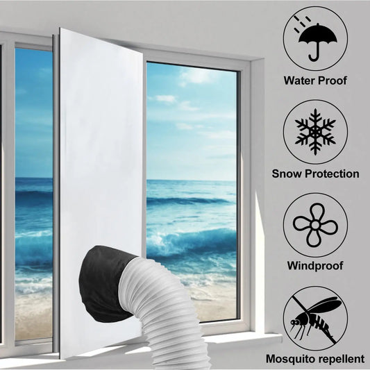 1pc Universal Waterproof Window Seal For Portable Air Conditioner Tilting Sloping Windows Adjustable Air Conditioner Accessories