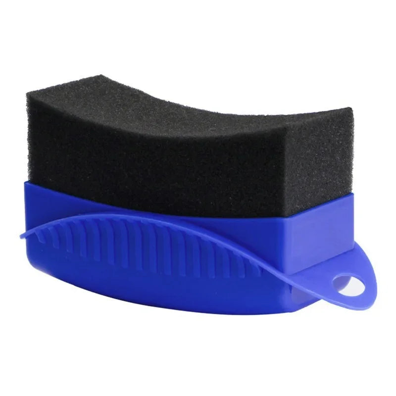New Waxing Sponge Brush With Cover ABS Washing Cleaning Tire Contour Dressing Applicator Pads Detail Accessories