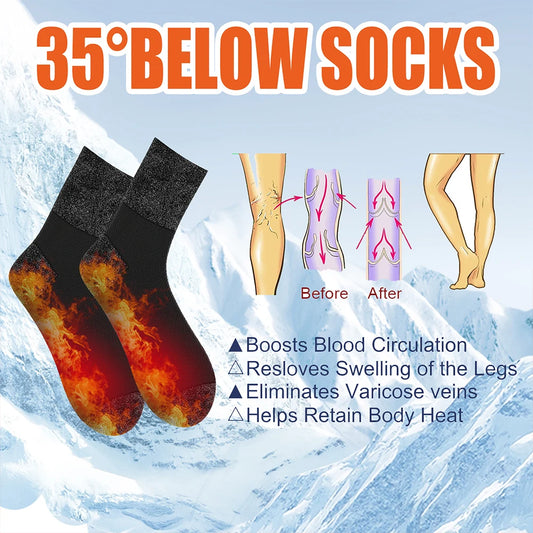 Winter Self-Heating Socks Breathable Thermal Heated Socks Warm Heating Socks Foot Warmer Socks for Men Women