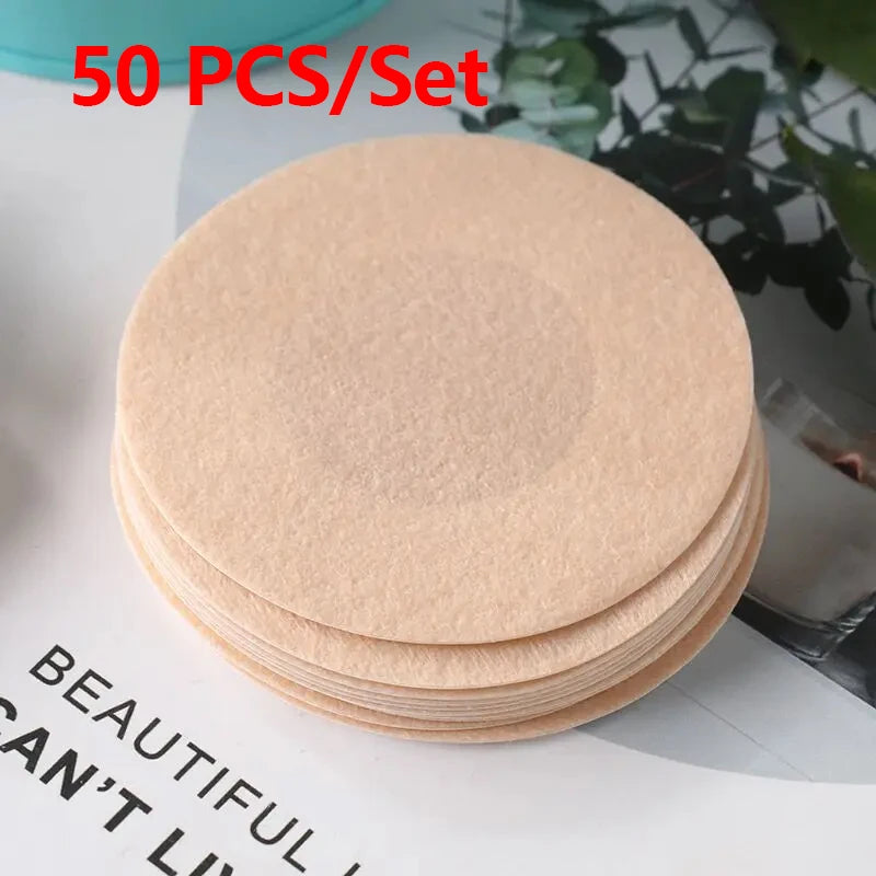 Women Nipple Sticker Disposable Invisible Chest Sticker Non-woven Bra Breast Patch Bra-less Pasties Pad Nipple Cover Stickers