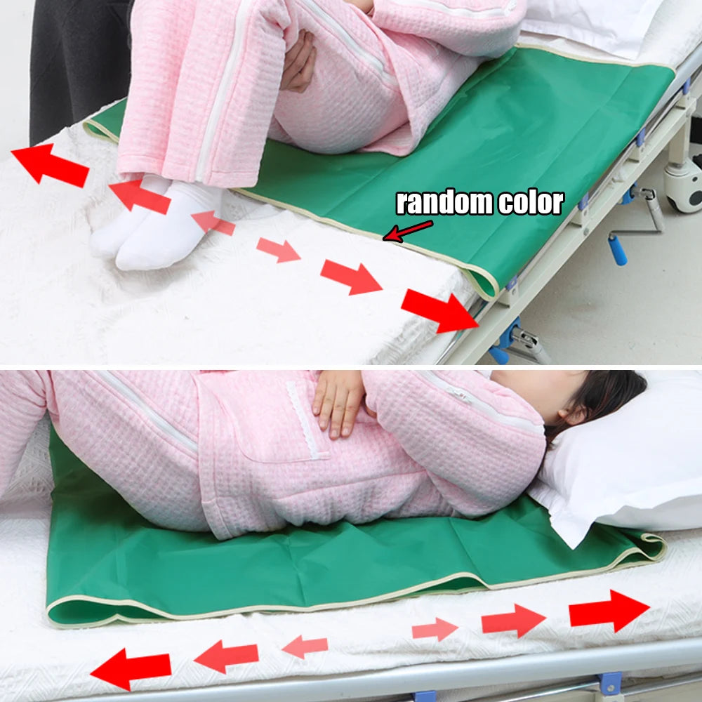 Shift Slide Sheet Reusable Washable Transfer Bed Cloth Sliding Sheet Body Lifting Position Pad for Elderly Disabled Bedridden