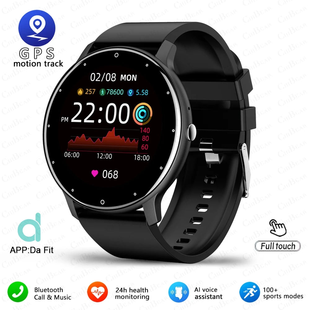 2025 New Bluetooth Call Smart Watch Ultra Light Men's Sports Fitness Waterproof Watch Heart Rate Monitor Full Touch Screen Watch
