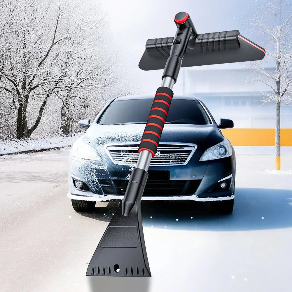 2 In 1 Detachable Snow Brush Multifunctional Windshield Snow Remover Front Windshield Ice Scraping Defrost Broom Car Accessories