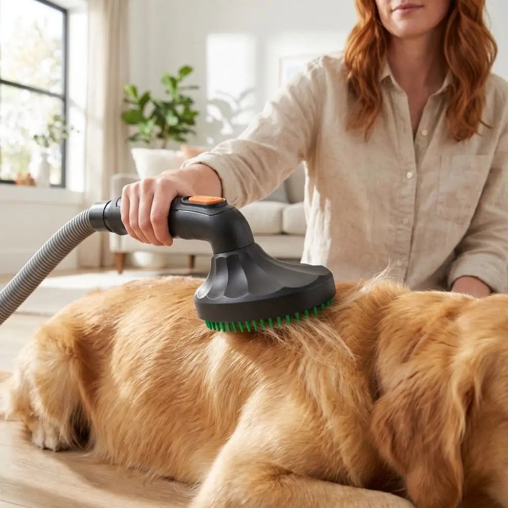 32mm Inner Diameter Pet Grooming Brush Anti-knot Efficient Dog Hair Remover Comfort Vacuum Cleaner Cat Comb Pet Massage