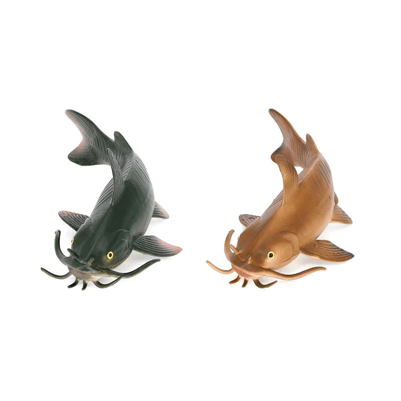 Children's Simulation Aquatic Animal Catfish Model  Solid Static Ornaments Action Figure Model  Kid Gifts