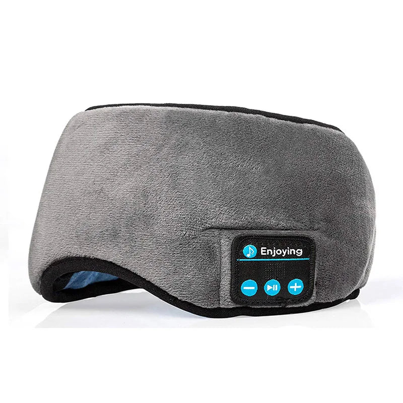 Bluetooth 3D Eye Mask Headphones Music Sleeping Headband Earphones Soft Elastic Comfortable Wireless Headset Sleep Eye Mask
