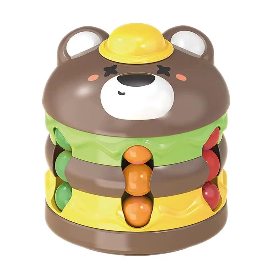 Magic Bean Cube Finger Gyro Rotating Antistress Relieve Anxiety Develop Intelligence Decompression Fidget Toy Adults Kids Gift