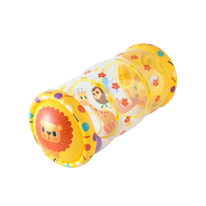 Inflatable Baby Crawling Roller Toy with Rattle and Ball PVC Early Development Fitness Toys Early Educational Toy For Children