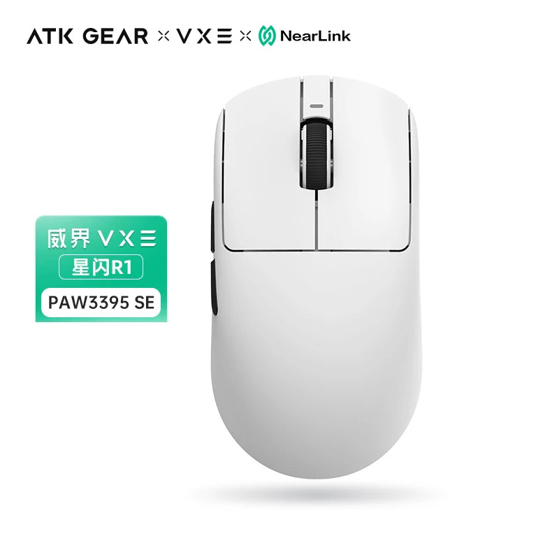 VXE Dragonfly R1 Series Gaming Mouse 2.4G Wireless Mouse Rechargeable Gamer Paw3395 Lightweight Ergonomic Wireless Mouse Esport