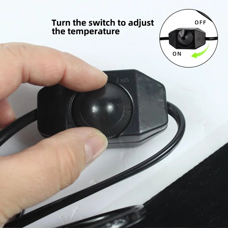 Reptile Terrarium Heating Pad with Adjustable Temperature Switch Thermo Comfort for Poultry Livestock Amphibian EU US UK AU Plug