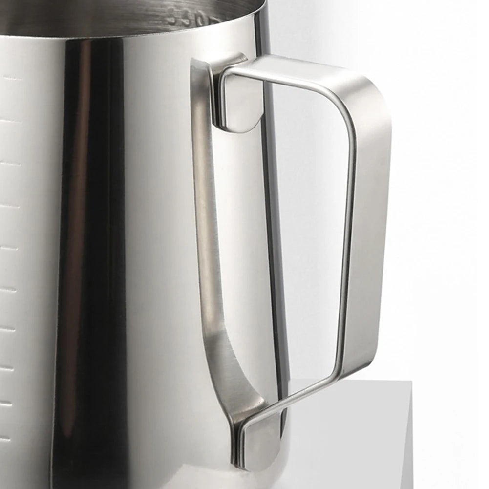 350/600/900ml Coffee Milk Frothing Pitcher Jug Stainless Steel Espresso Coffee Cup with Scale  for Latte Art Coffee