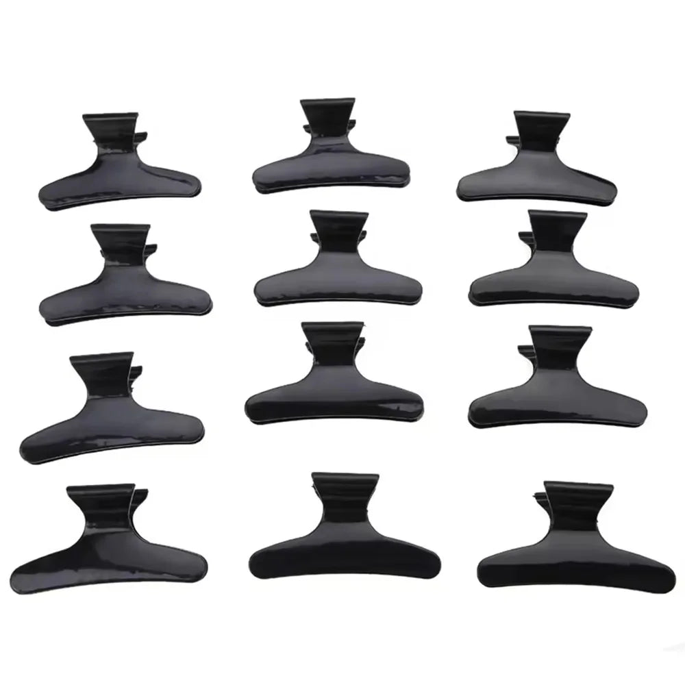 12PCS Beauty Salon Seamless Hairpin Professional Hair Clips Barber Home DIY Alligator Hair Clip Hair Styling Tools