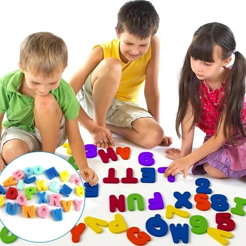 Children Bath Toys Foam Fun Floating Toy Letters Numbers Baby Early Educational Toy Bathroom Bathtub Game for Kids Gifts TMZ