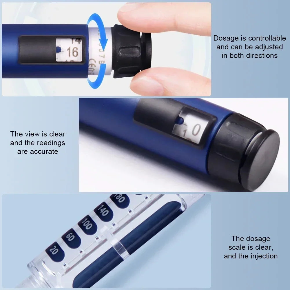 Portable Insulin Injection Pen Novo Nord Ganli 3ml Insulin Glargine Insulin Lilly Syringe Sanofi Gear Adjustment Pen