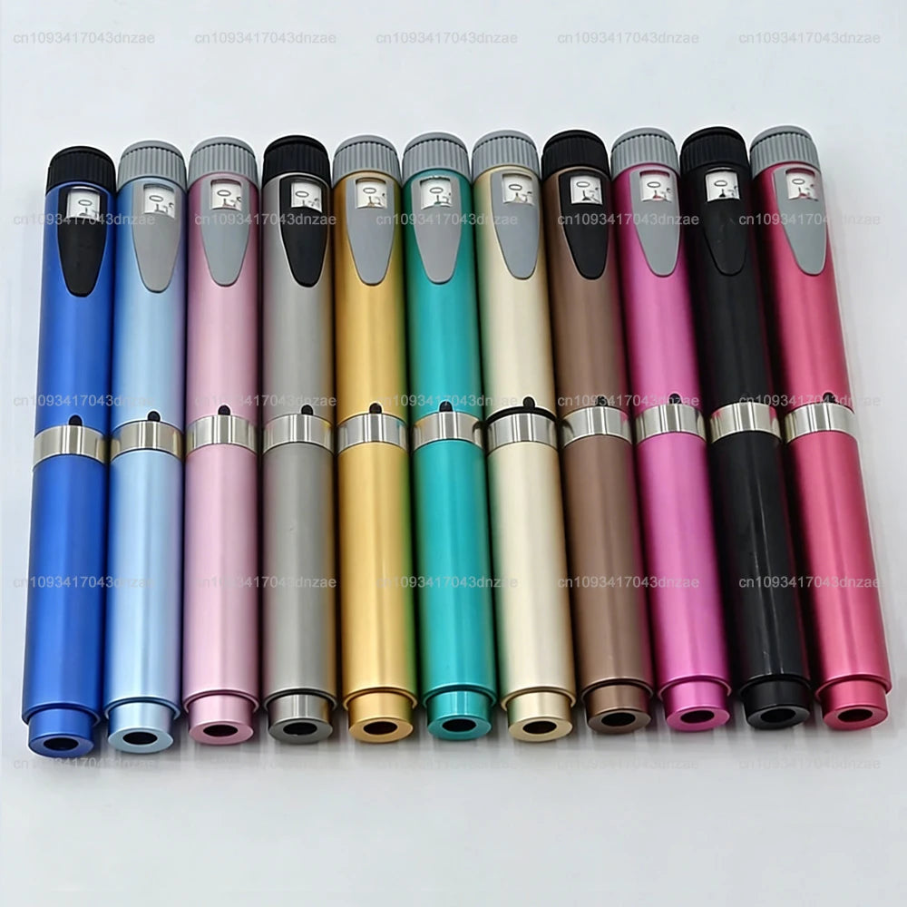 1pc Magic Pen Reusable Aseptic Insulin Injection Pen Rotating and Pressing Injection Syringe For Diabetes Blood Glucose Control