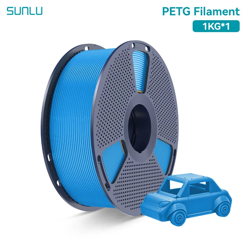 SUNLU PETG 3D Printer Filament 1.75mm High transparency White Color Tolerance+/-0.02mm for DIY gift printing fast shipping