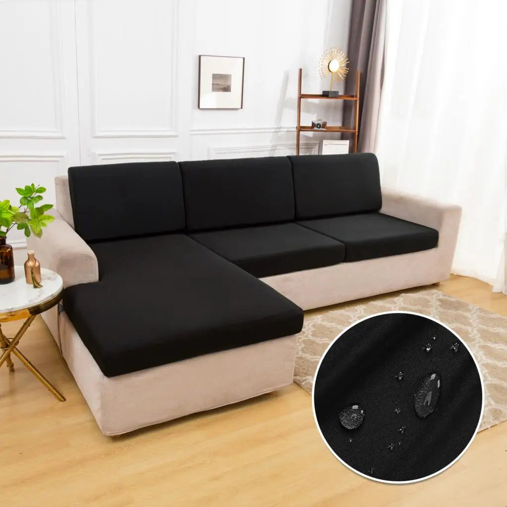 Waterproof Sofa Seat Cushion Cover Elastic Protector Sofa Covers Pets Kids Livingroom Cheap Sofas Slipcover Case With Random