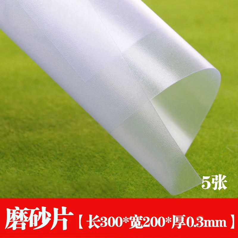 Realistic Water Effect Transparent PVC Film for Diorama Water Lake River Surface Hobby Model Scenery Sheets Pre-Cut Self-Adhesiv