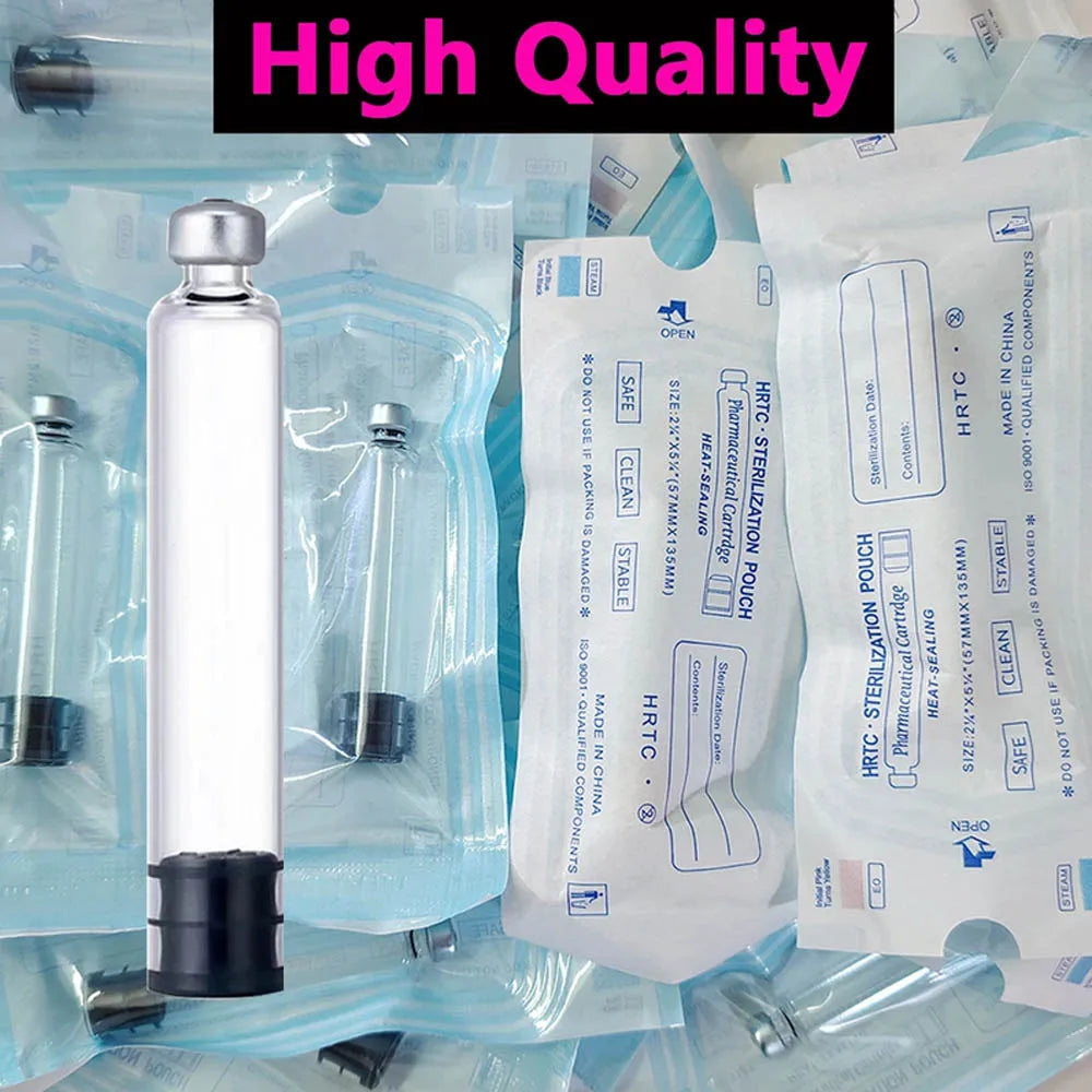 200pcs/lot Upgraded Sterile Version 3ml Insulin Cartridges Cassette Bottle for Insulin Injection Pen Individual Sealed Packaging