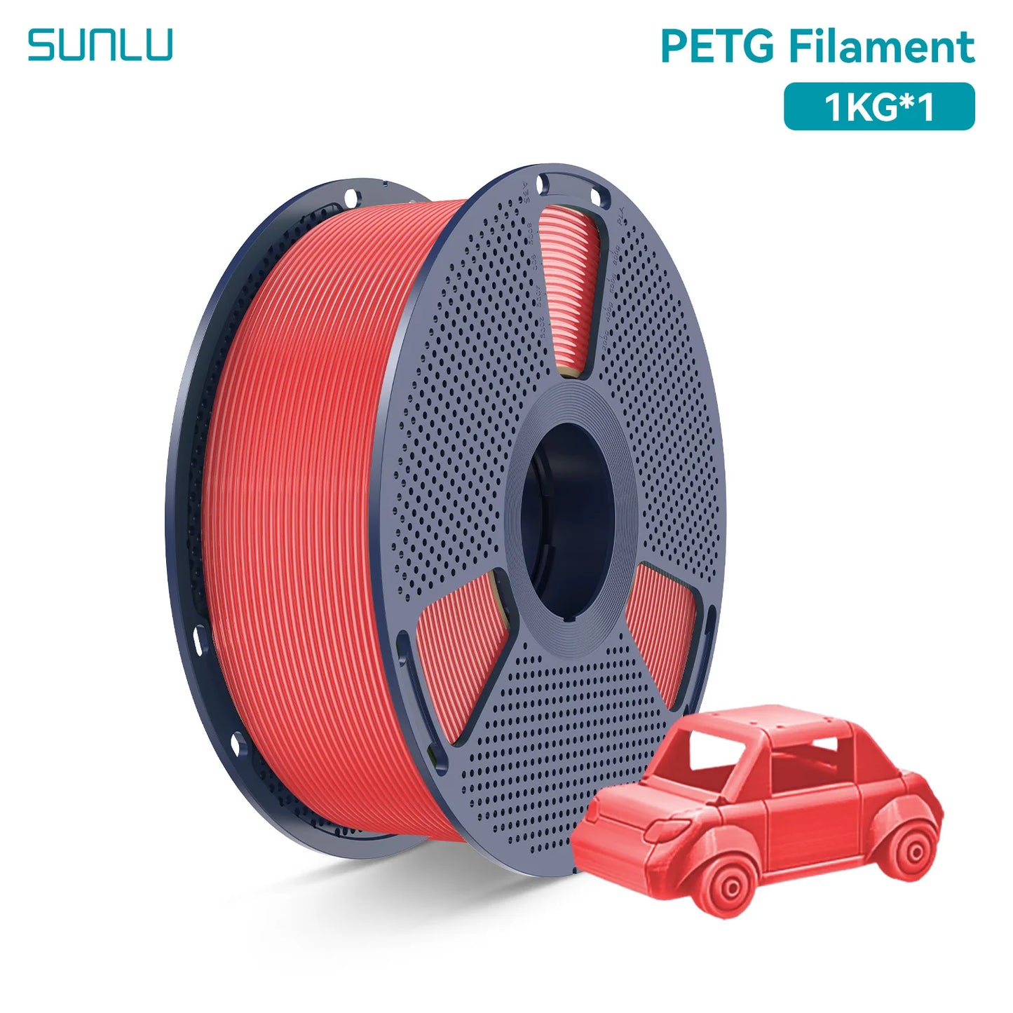 SUNLU PETG 3D Printer Filament 1.75mm High transparency White Color Tolerance+/-0.02mm for DIY gift printing fast shipping