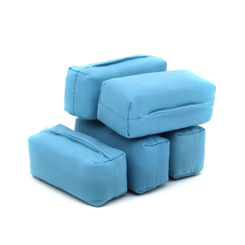 10pcs Microfiber Applicator Pad All Purpose Ceramic Microfiber Suede Coating Applicator Sponge Pads Car Detailing Tools