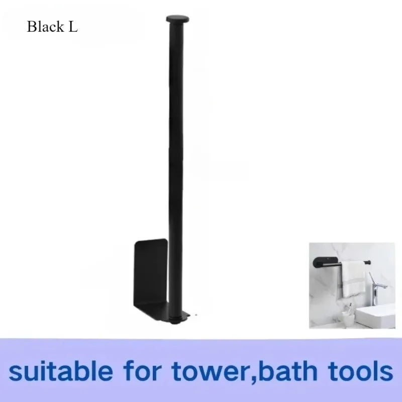2026 Paper Towel Holder Under Cabinet Wall Mount Punch-free Stainless Steel Kitchen Organizer Silver Black Storage Holder
