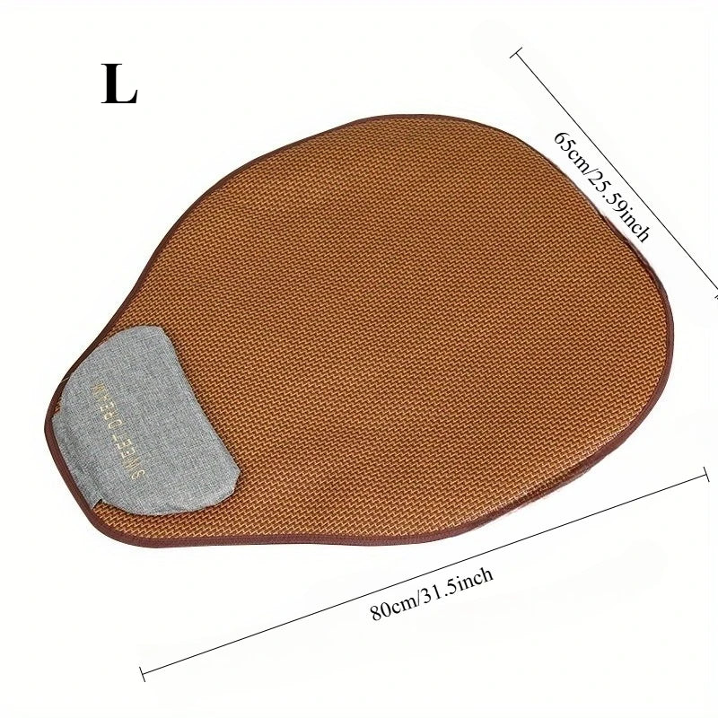 1pcs Pet Cooling Mat Summer Ice Silk Pillow for Cats Dogs Breathable Non-Stick Hair Sleeping Pad