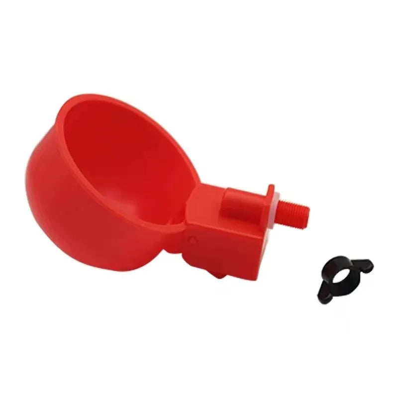 2/10cs Chicken Drinking Bowl Poultry Automatic Water Dispenser Pigeon Automatic Water Dispenser Small Chick Feeding Bowl
