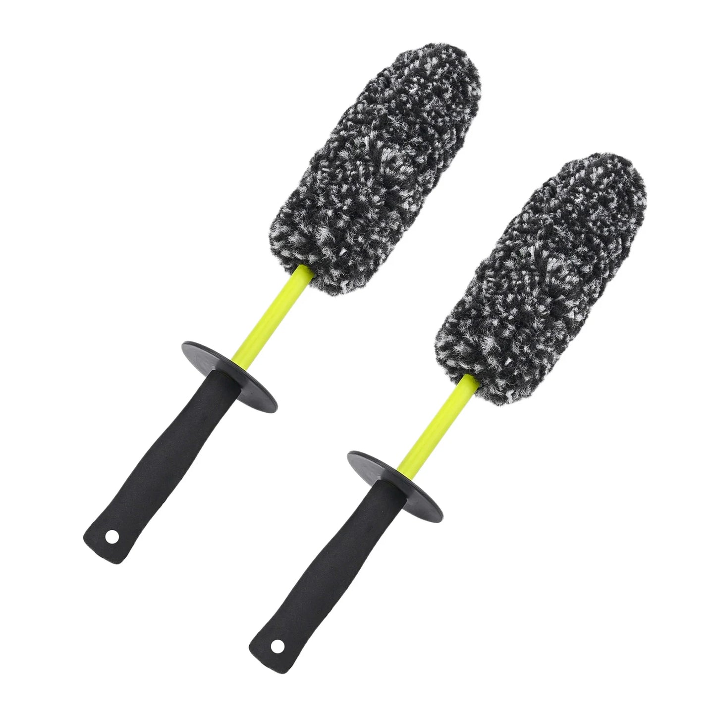 BEAR FORCE Gray-Green Wheel Rim Cleaning Brush,Non-Metal Soft Synthetic Wool Bristles, High Water Absorbency, for Car Wheels