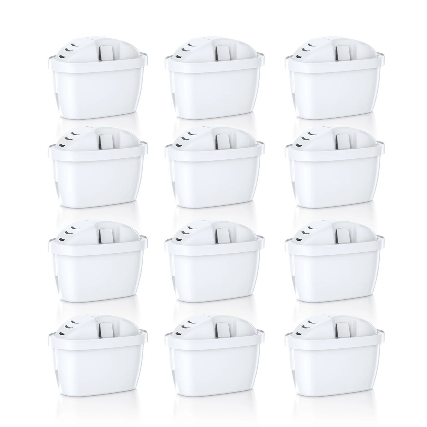 Reimol 12-Pack Replacement Water Filter Cartridges Compatible with BRITA MAXTRA+ and MAXTRA Pro, Fits BRITA Jugs and Kettles
