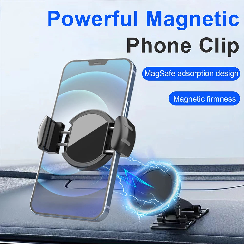 Magnet Cellphone Car Mount for MagSafe Magnetic Golf Cart Phone Clip for Kitchen Refrigerator Bathroom