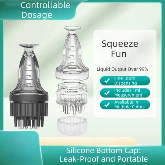 Precise Scale Hair Growth Serum Oil Apply Liquid Guiding Massager 3ml Scalp Treatment Comb Hair Scalp Treatment
